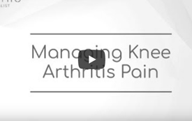 Managing Knee Arthritis Pain